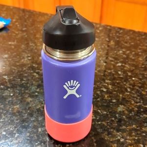 16oz Hydro Flask wide mouth, straw lid, with boot